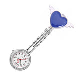 Montre infirmiere quartz coeur d'ange pince