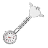 Montre infirmiere quartz coeur d'ange pince