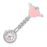 Montre infirmiere quartz coeur d'ange pince