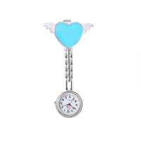 Montre infirmiere quartz coeur d'ange pince