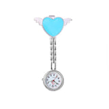 Montre infirmiere quartz coeur d'ange pince