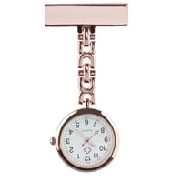 montre infirmiere acier noir quartz a epingle