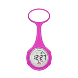 Montre infirmiere digitale silicone epingle