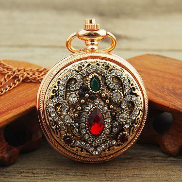 Montre collier vintage pendentif joaillerie