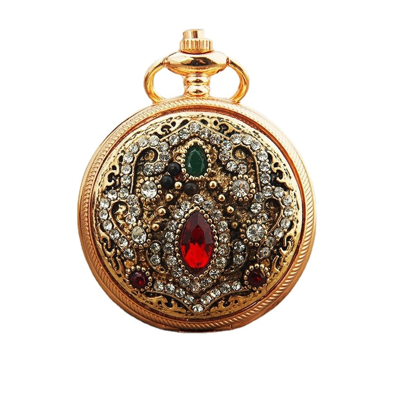 Montre collier vintage pendentif joaillerie