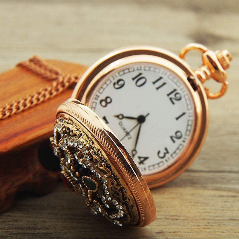 Montre collier vintage pendentif joaillerie