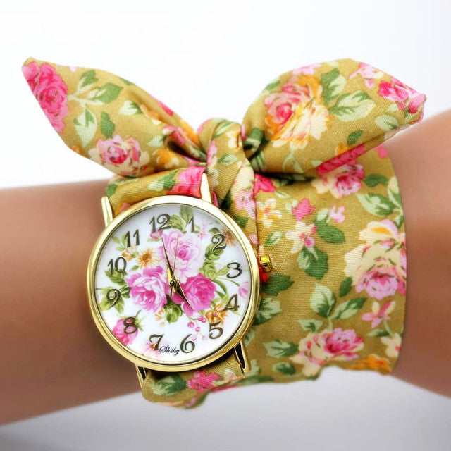 Montre foulard quartz