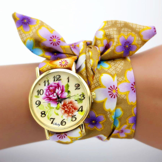 Montre foulard quartz