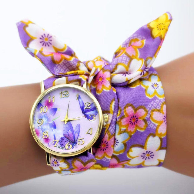 Montre foulard quartz