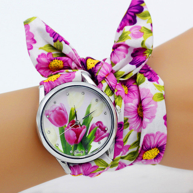 Montre foulard quartz