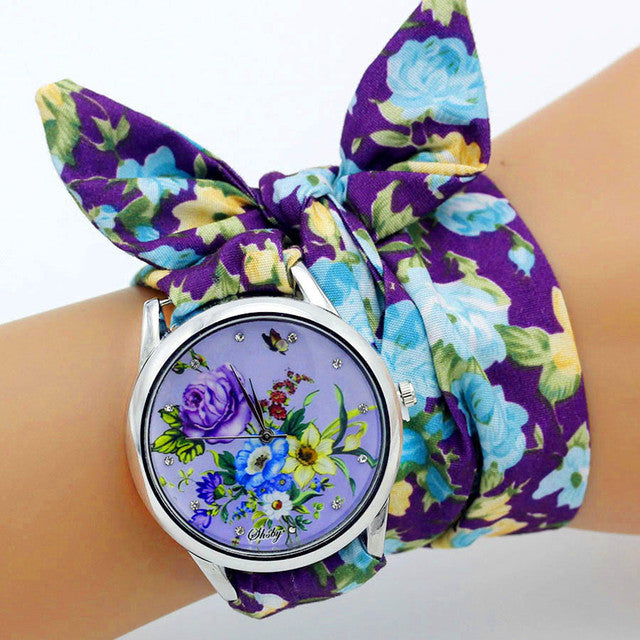 Montre foulard quartz