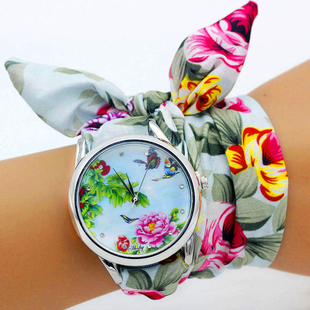 Montre foulard quartz