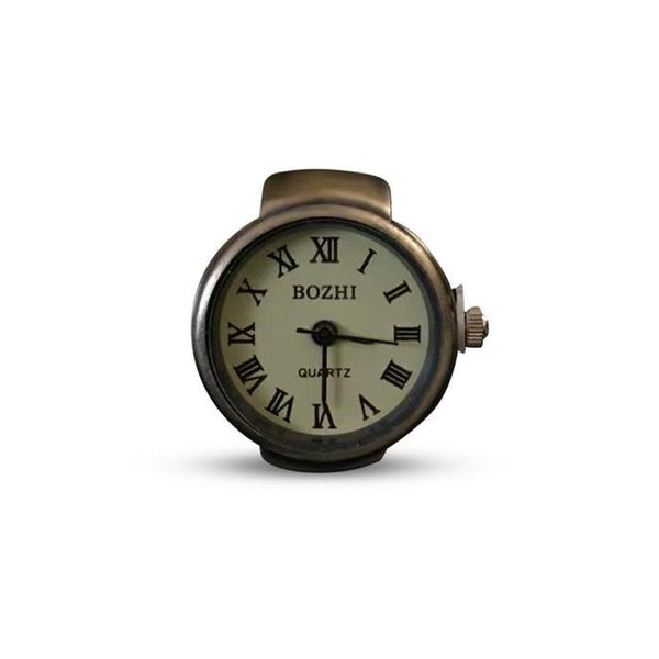 Bague montre vintage à quartz extensible unisex