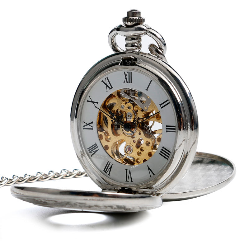Montre De Poche Mécanique Vintage N2689 - Style élégance Paris - Occasion Très Bon état - Fabriqué En France