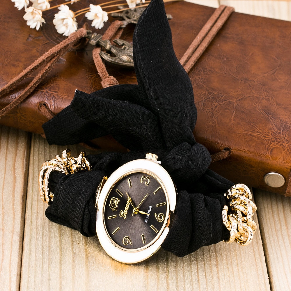 Montre foulard chic