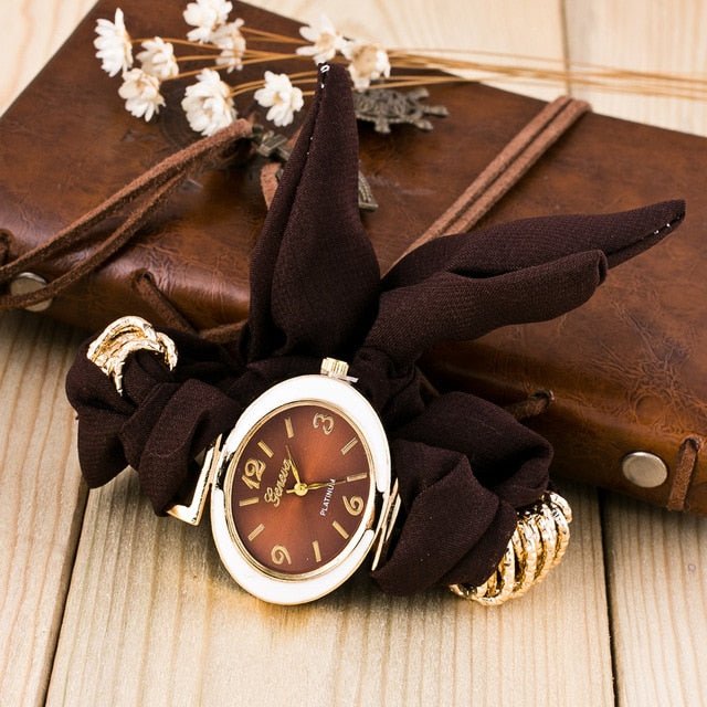 Montre foulard chic