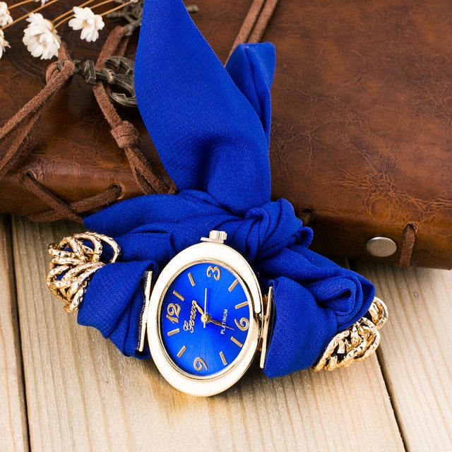 Montre foulard chic