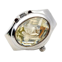 Bague montre femme diamant à fleurs