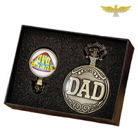 Coffret cadeau Montre gousset quartz papa