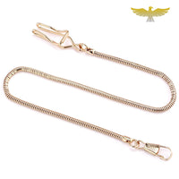 Chaine de montre à gousset à glissière de ceinture