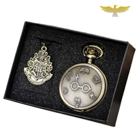 Coffret-cadeau montre gousset mécanique Poudlard